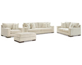 Sofá, loveseat, silla y otomana Maggie
