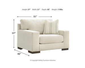 Sofá, sillón y otomana Maggie