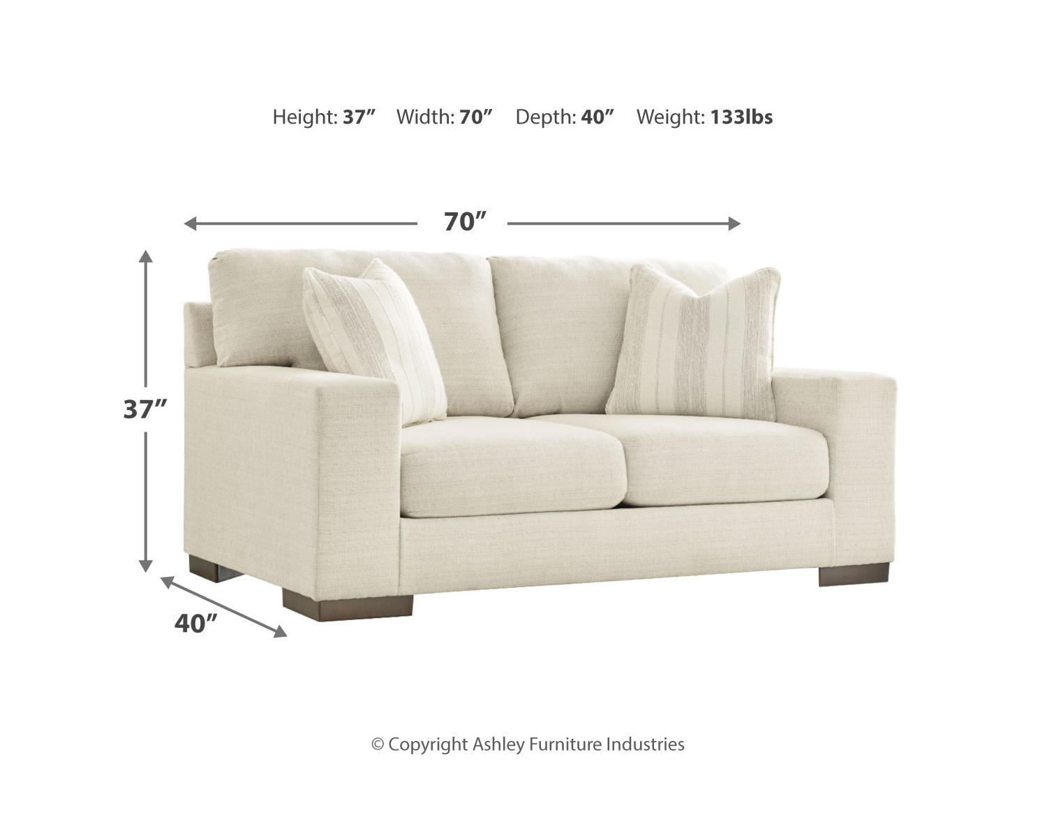 Maggie Sofa, Loveseat and Ottoman