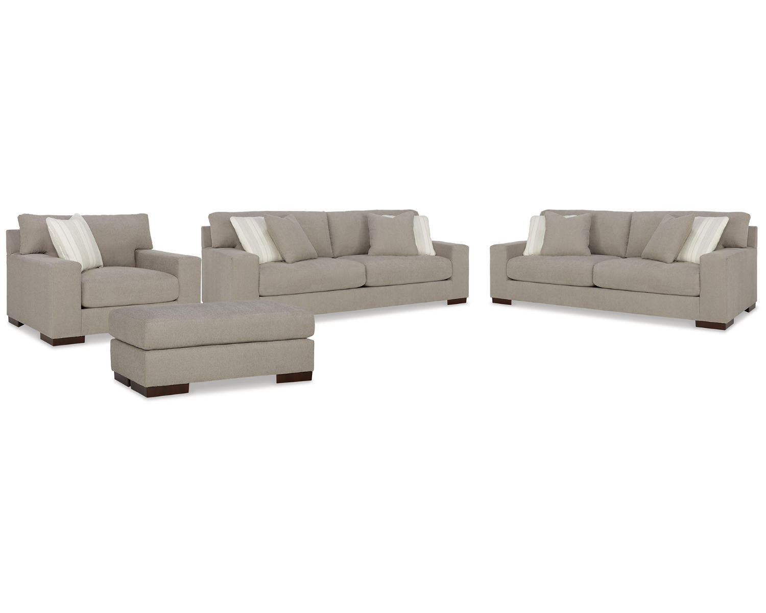 Maggie 2 Sofas, Chair and Ottoman