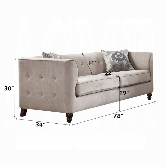 Cyndi Sofa W/2 Pillows