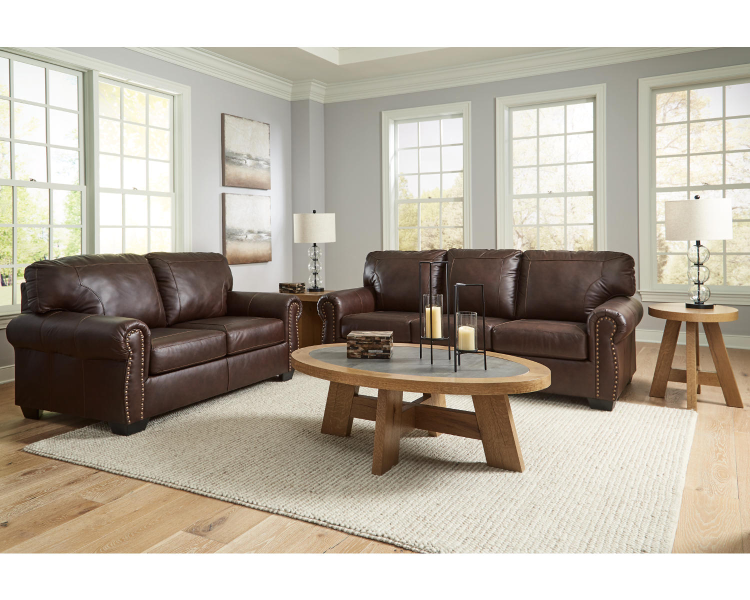 Colleton Sofa and Loveseat