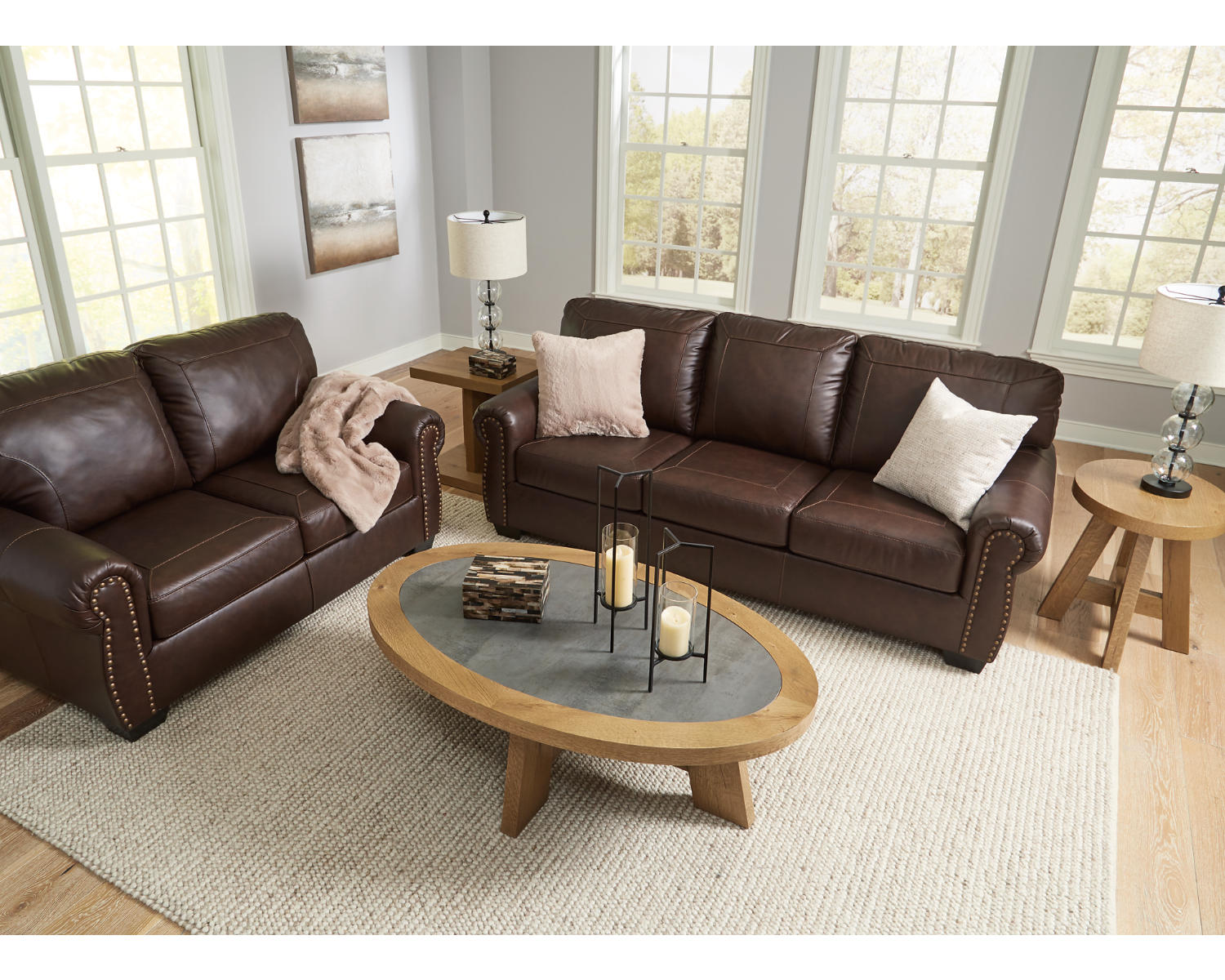 Colleton Sofa and Loveseat