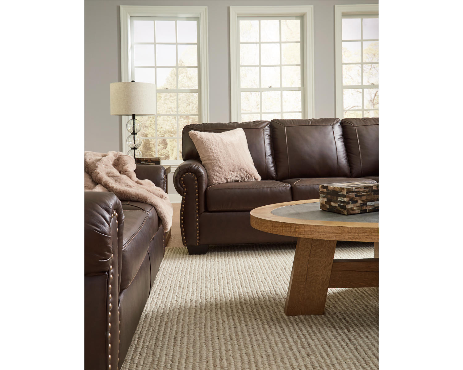 Colleton Sofa and Loveseat