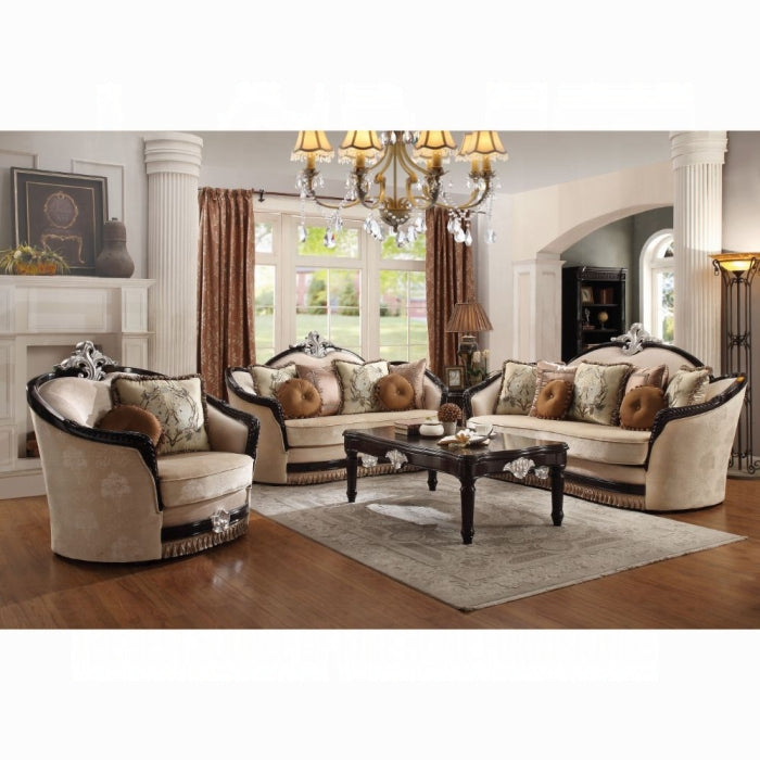 Ernestine Loveseat W/6 Pillows