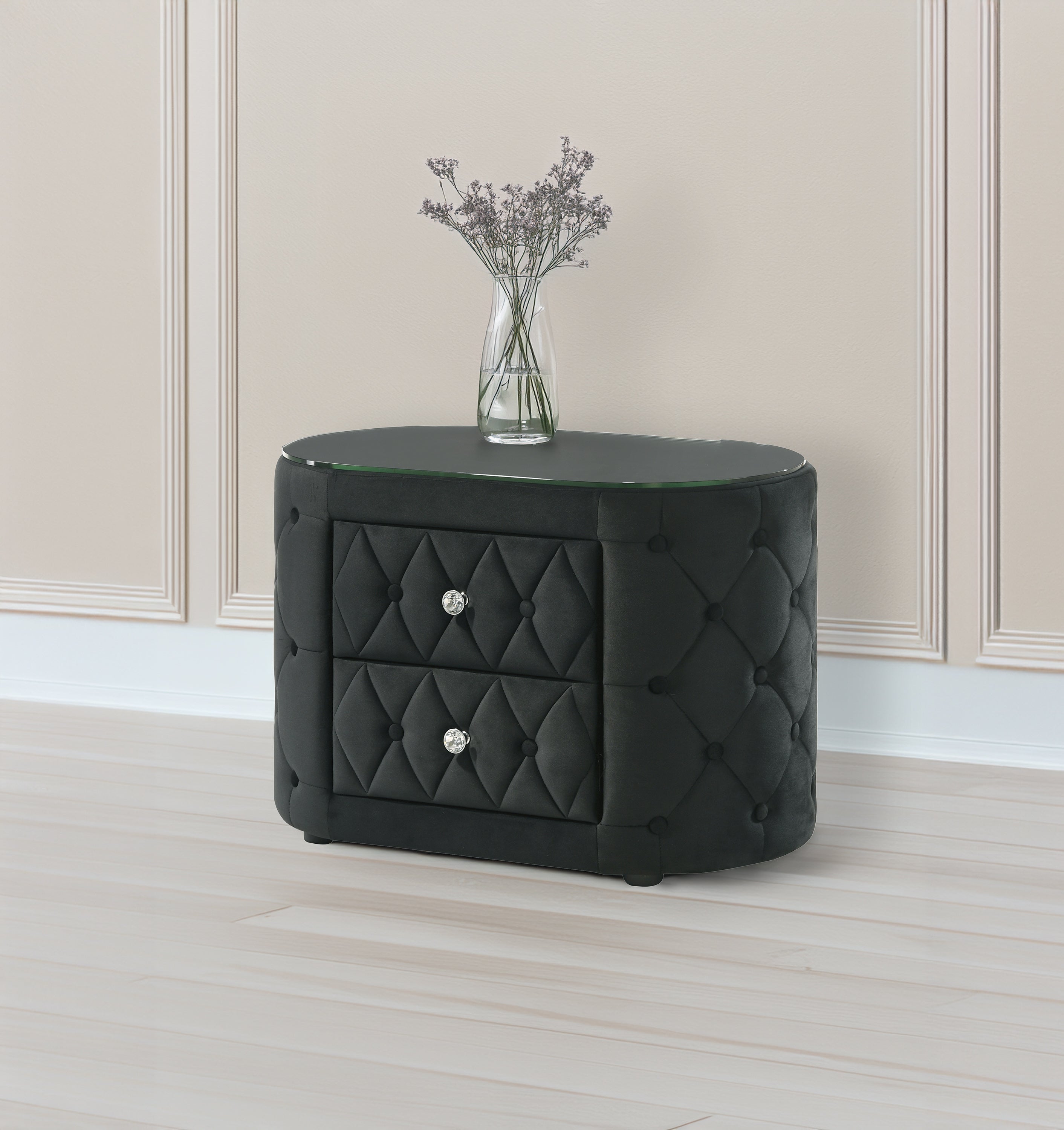 VOLTARE KING FB TV/FIREPLACE BLACK