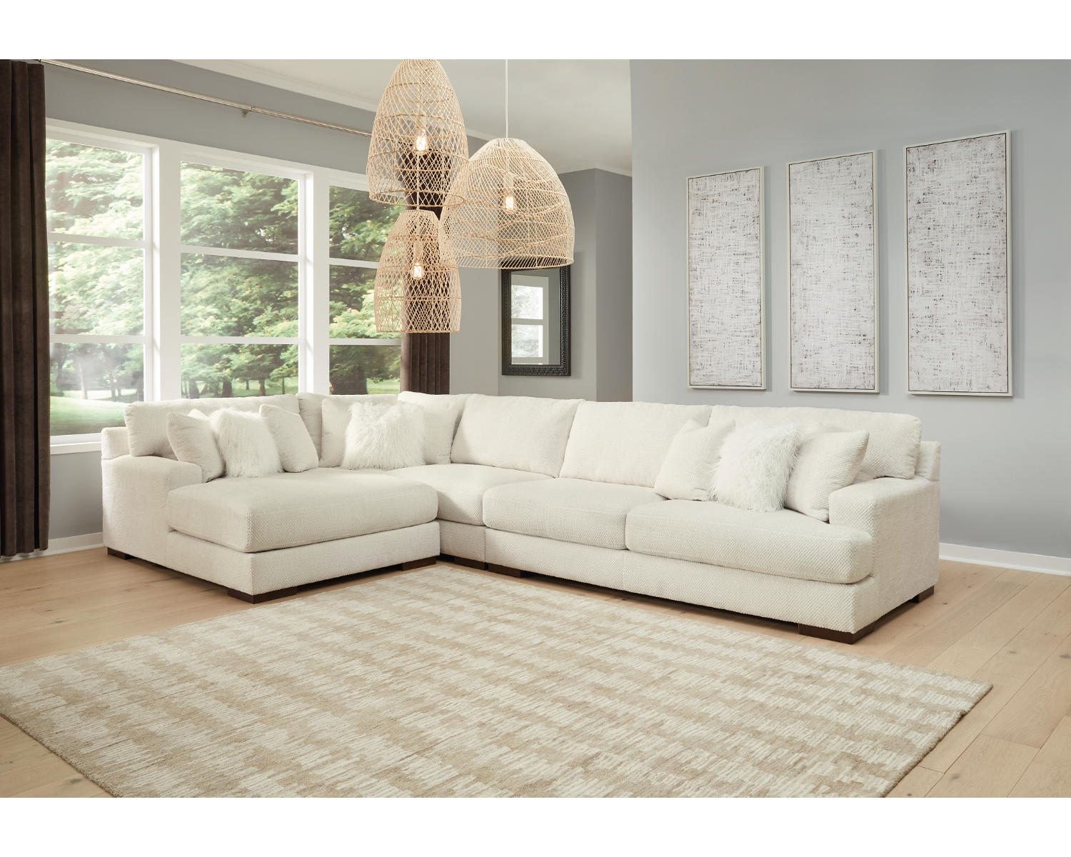 Zada 4-Piece Sectional with Chaise