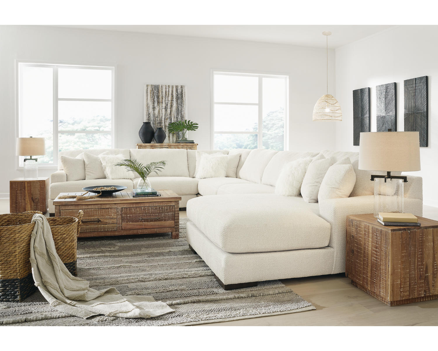 Zada 5-Piece Sectional with Chaise