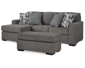 Sofá chaise longue y otomana Gardiner