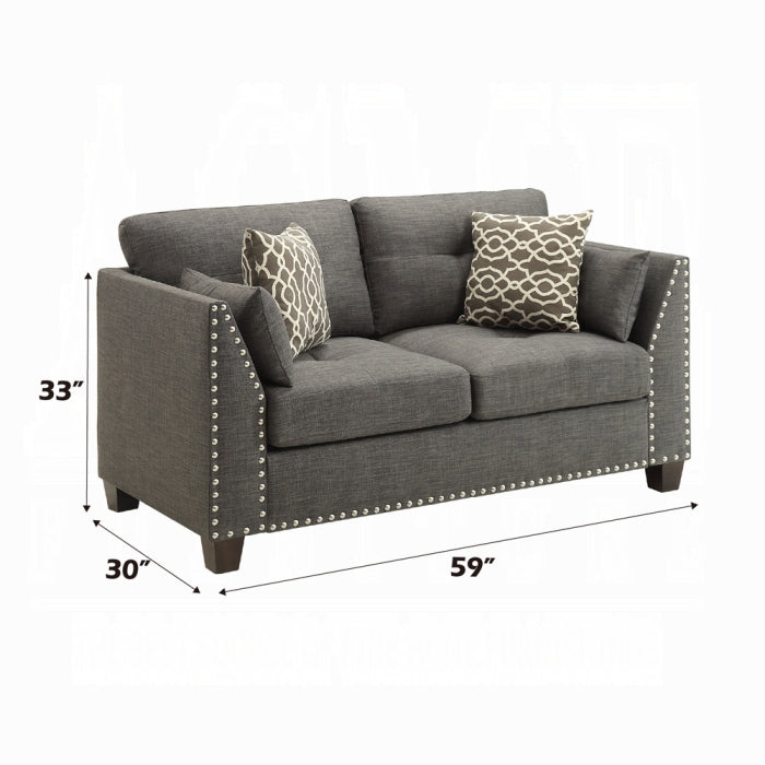 Laurissa Loveseat W/4 Pillows