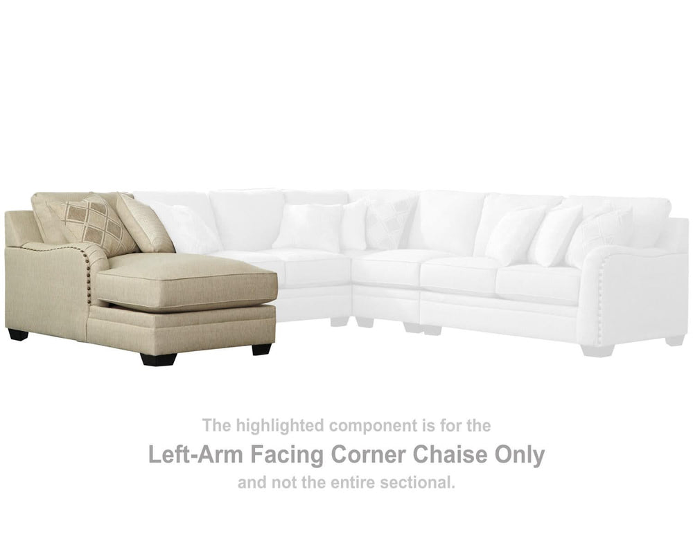 Chaise longue esquinera con brazo izquierdo Luxora