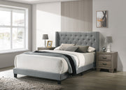 MAKAYLA QUEEN BED GREY