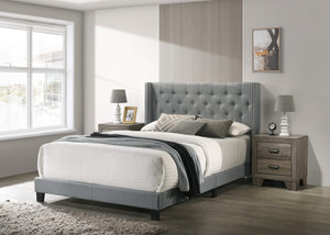 MAKAYLA QUEEN BED GREY