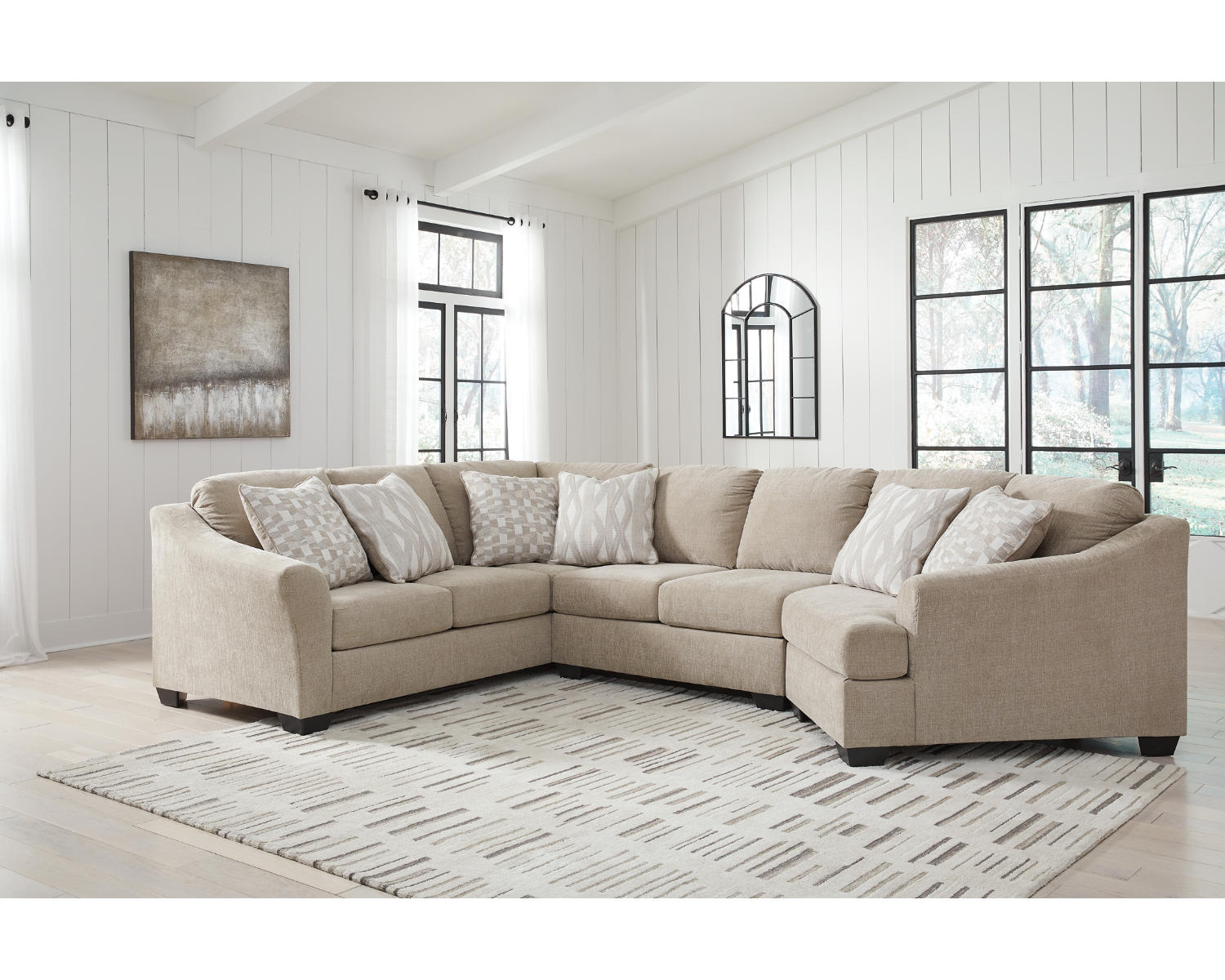 Brogan Bay 3-Piece Sectional with Cuddler