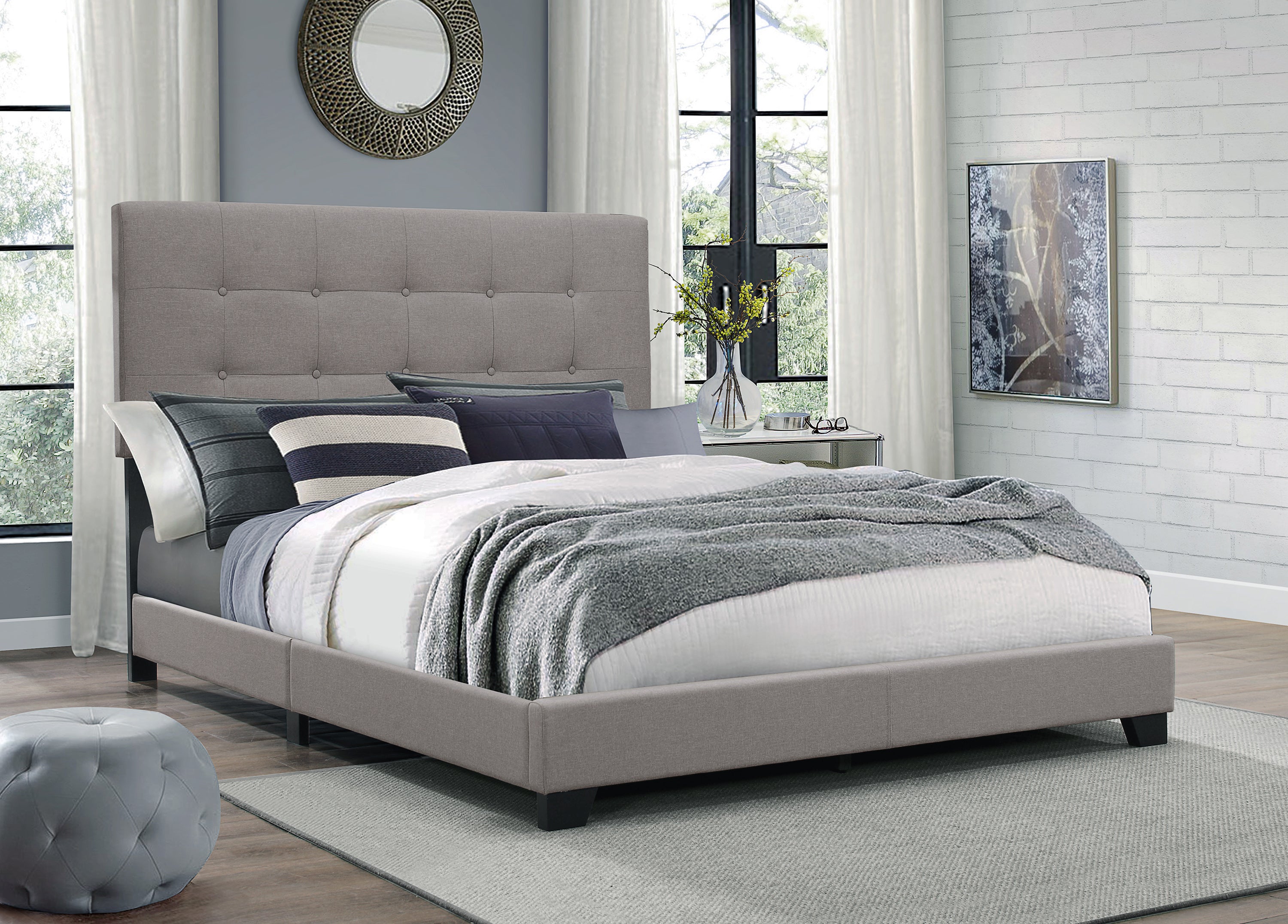 FLORENCE KING HB FB SIDE RAIL GREY