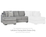 Sofá chaise longue Casselbury con brazo izquierdo