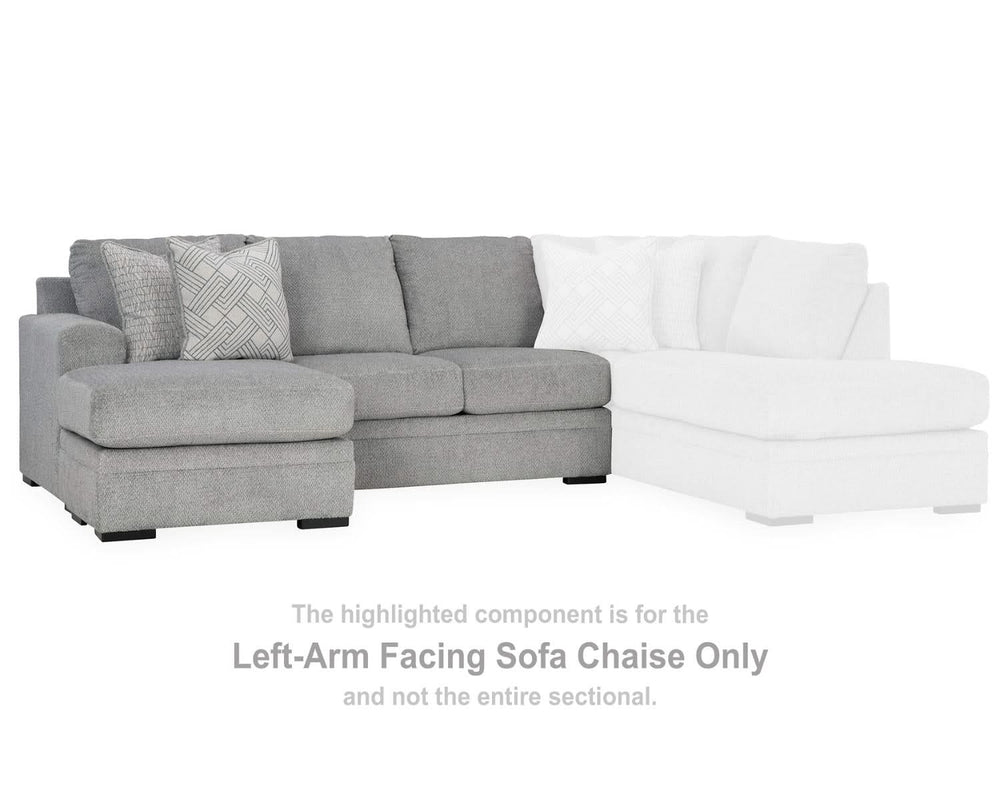 Sofá chaise longue Casselbury con brazo izquierdo