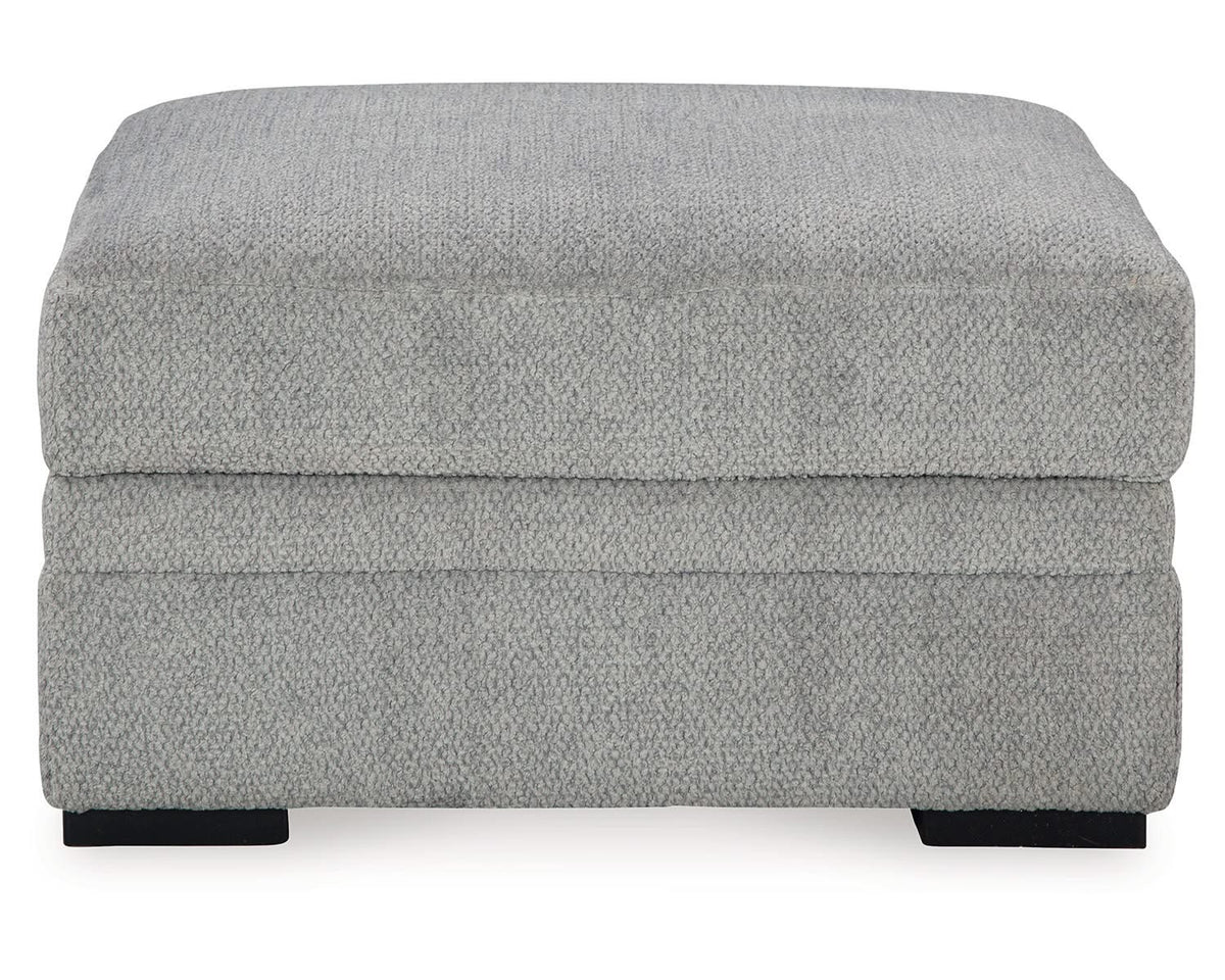 Silla giratoria extragrande y otomana Casselbury