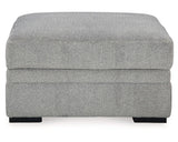 Silla giratoria extragrande y otomana Casselbury
