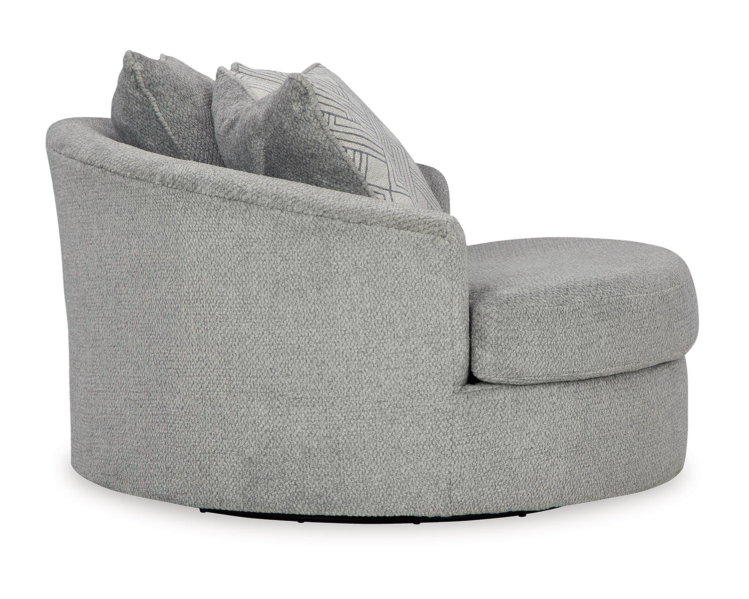 Casselbury Oversized Swivel Chair and Ottoman