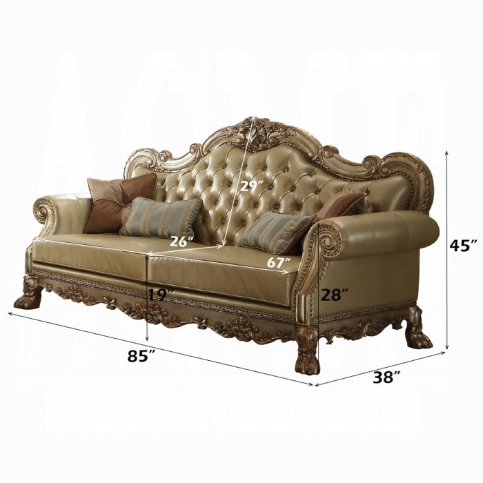 Dresden Sofa W/4 Pillows