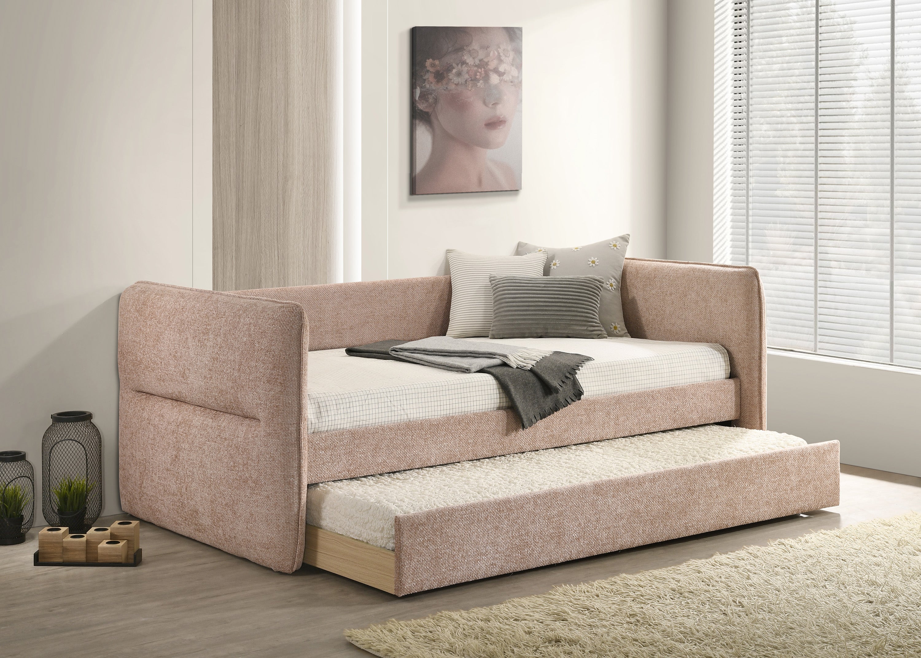 5324MV-SET PHILIPA DAYBED MAUVE
