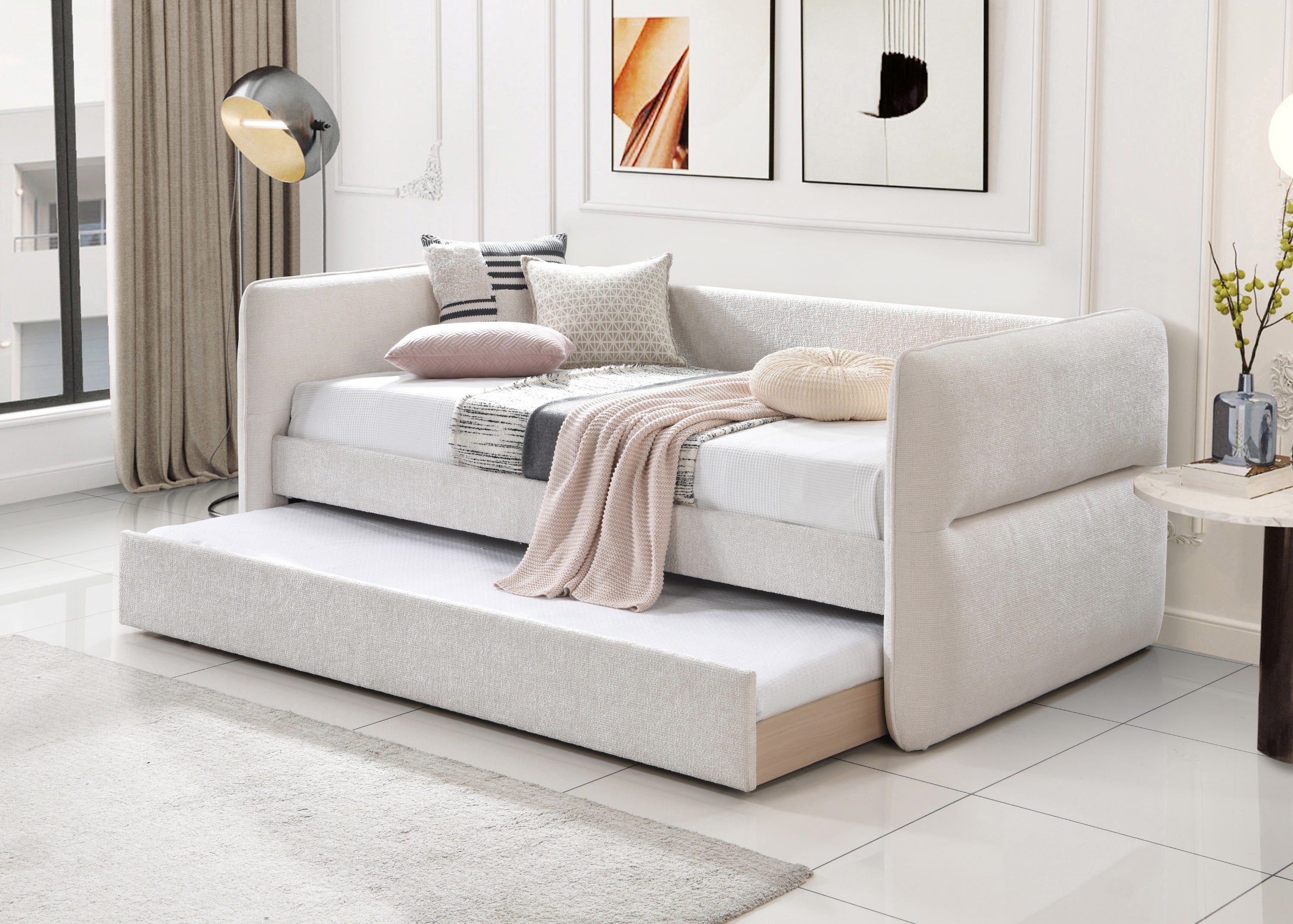 5324OT-SET PHILIPA DAYBED OATMEAL TWEED