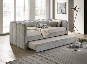 5328LG-SET MELODY DAYBED - LIGHT GREY