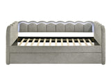 MELODY DAYBED ARM+SLATS-LIGHT GREY