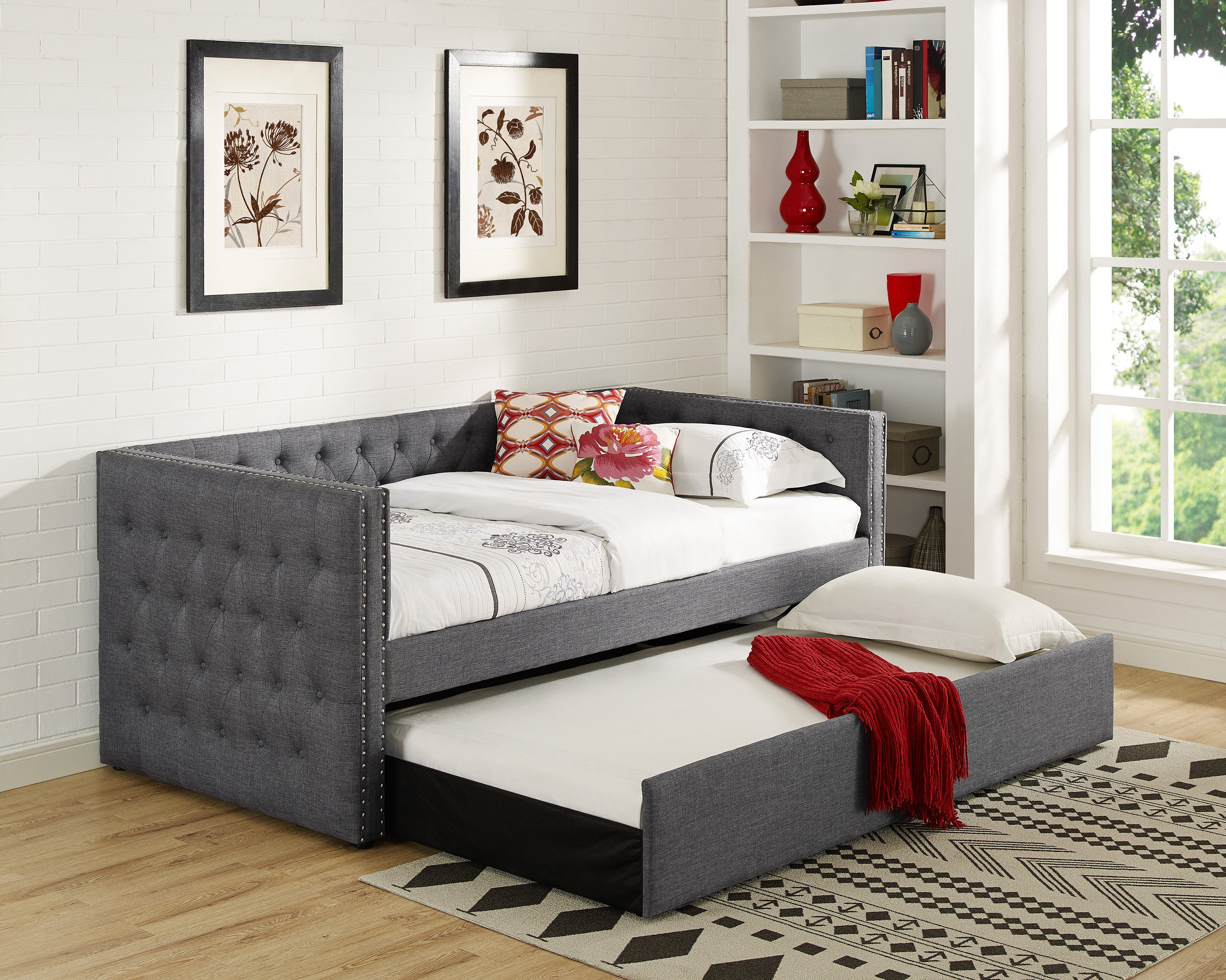 5336WH-SET MOLLY DAYBED WHITE DOVE