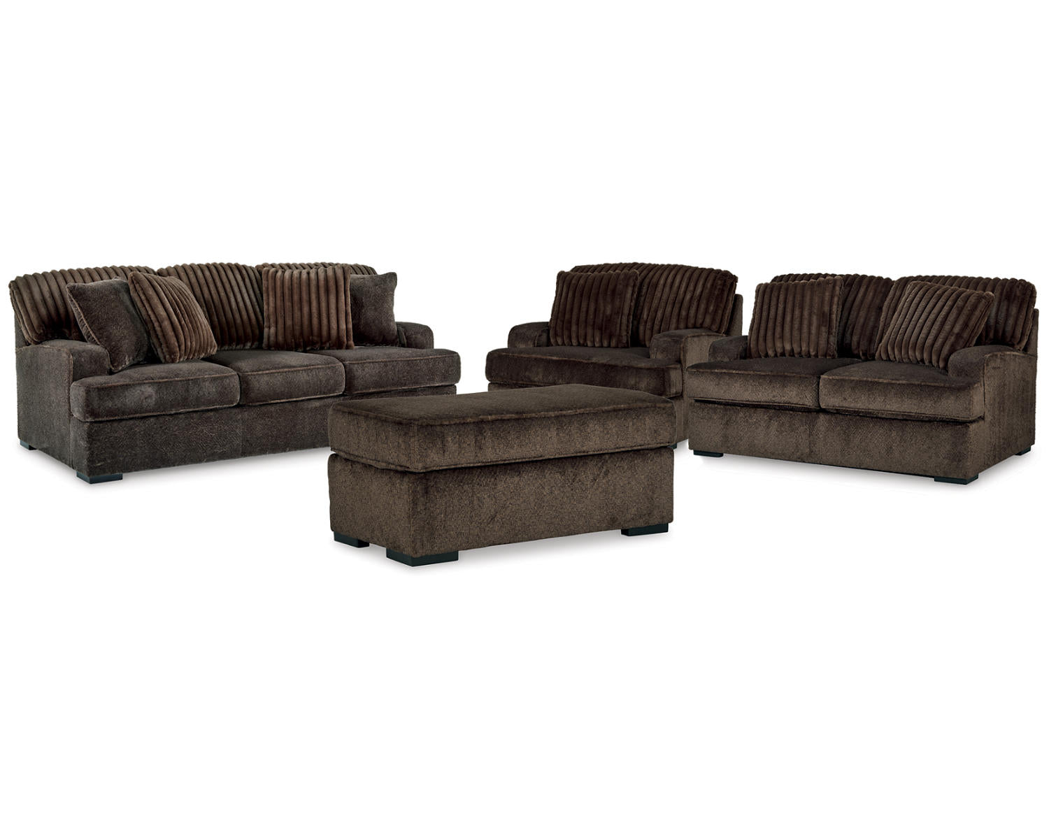 Aylesworth Sofa, Loveseat, Oversized Chair and Ottoman