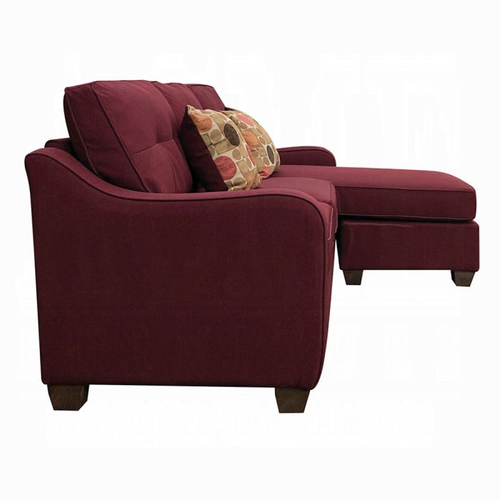 Cleavon II Reversible Sectional Sofa & Ottoman W/2 Pillows