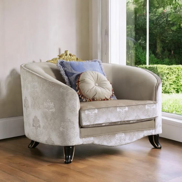 Silla Sheridan con 2 almohadas