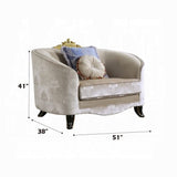 Silla Sheridan con 2 almohadas