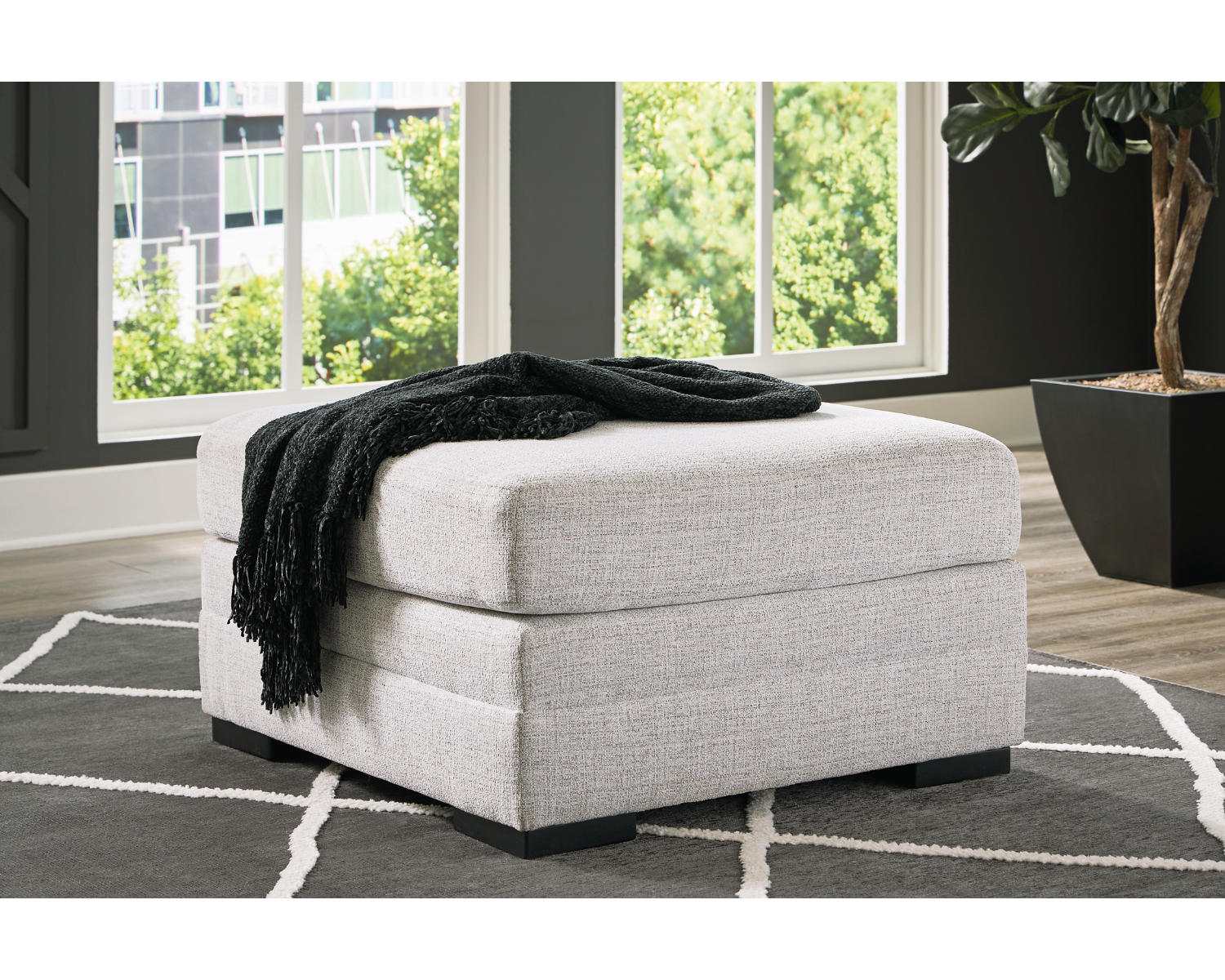Koralynn Oversized Accent Ottoman