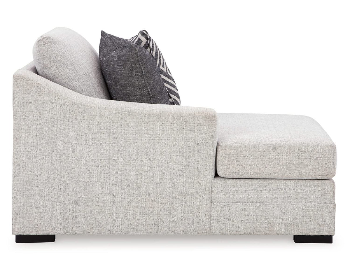 Chaise longue esquinera con brazo izquierdo Koralynn