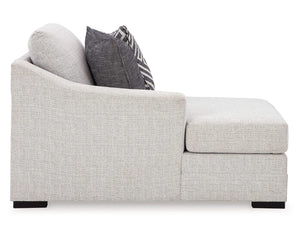 Chaise longue esquinera con brazo izquierdo Koralynn