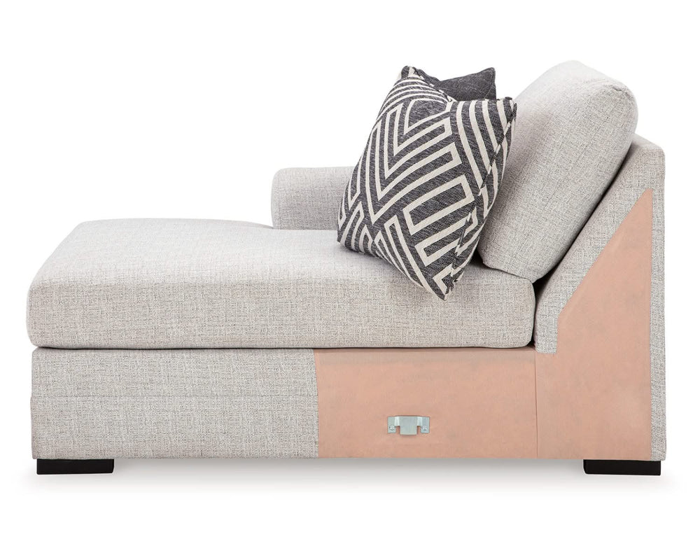 Chaise longue esquinera con brazo izquierdo Koralynn