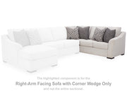 Koralynn Right-Arm Facing Sofa with Corner Wedge