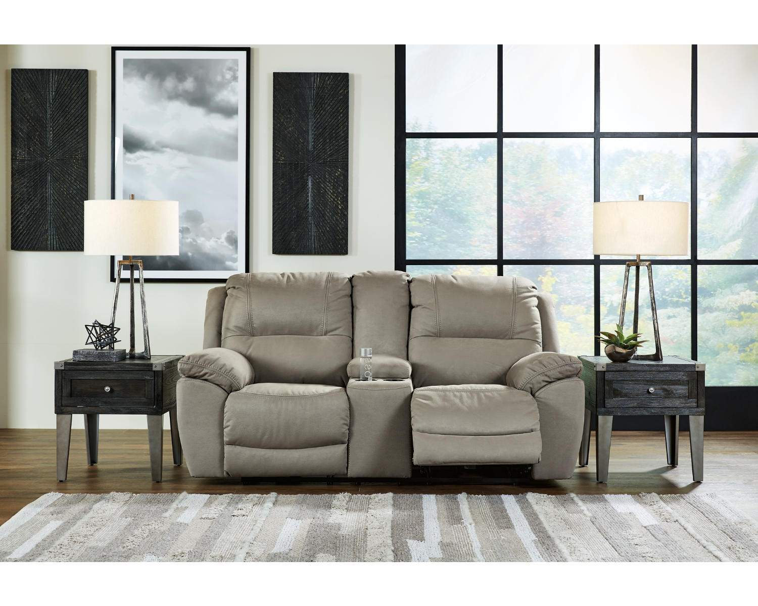 Next-Gen Gaucho Reclining Loveseat with Console