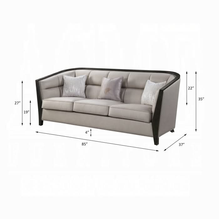 Sofá Zemocryss con 3 almohadas