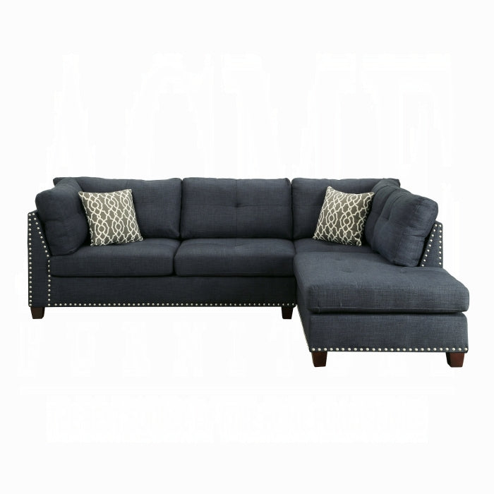 Laurissa Sectional Sofa & Ottoman W/2 Pillows