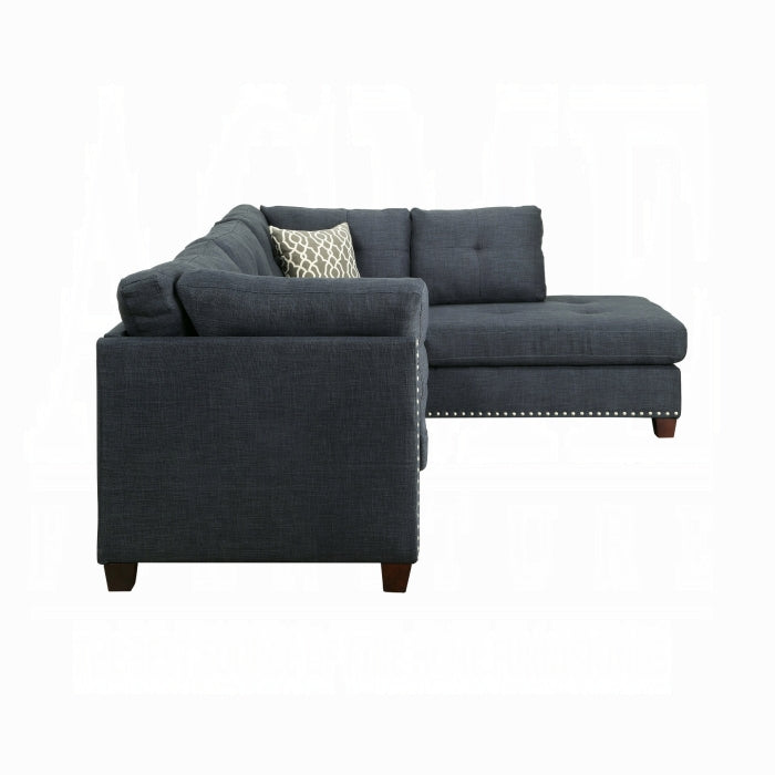 Laurissa Sectional Sofa & Ottoman W/2 Pillows