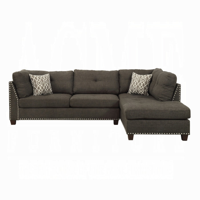 Laurissa Sectional Sofa & Ottoman W/2 Pillows