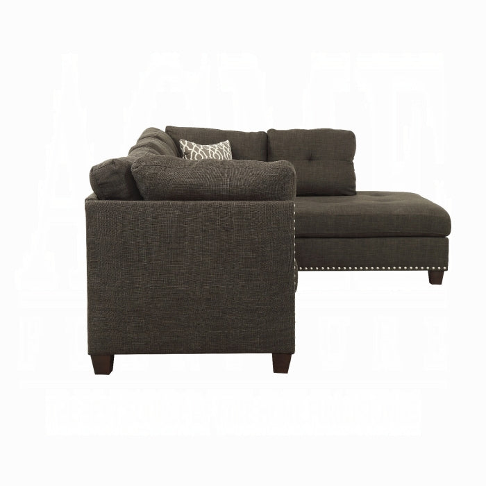 Laurissa Sectional Sofa & Ottoman W/2 Pillows