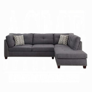 Laurissa Sectional Sofa & Ottoman W/2 Pillows