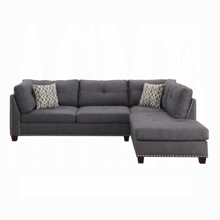 Laurissa Sectional Sofa & Ottoman W/2 Pillows