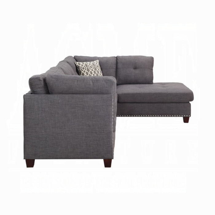 Laurissa Sectional Sofa & Ottoman W/2 Pillows