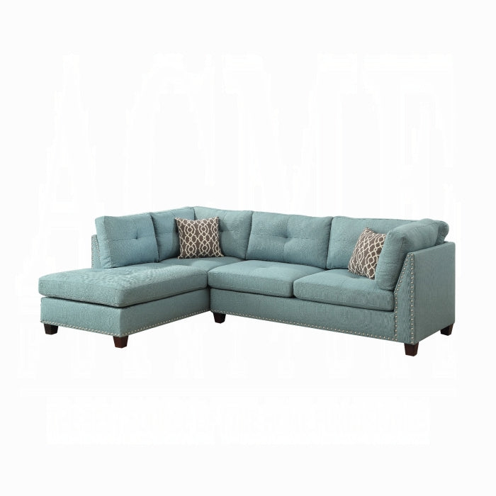 Laurissa Sectional Sofa & Ottoman W/2 Pillows