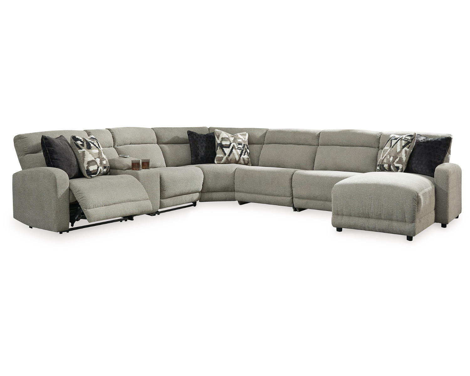 Colleyville 7-Piece Power Reclining Sectional with Chaise